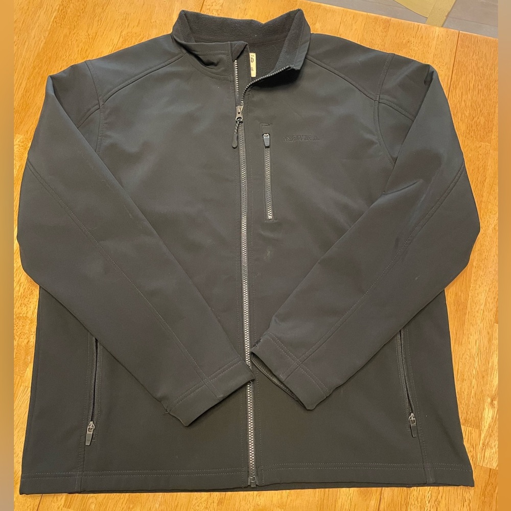 RedHead Softshell Fleece Jacket for Men Size Large - Black